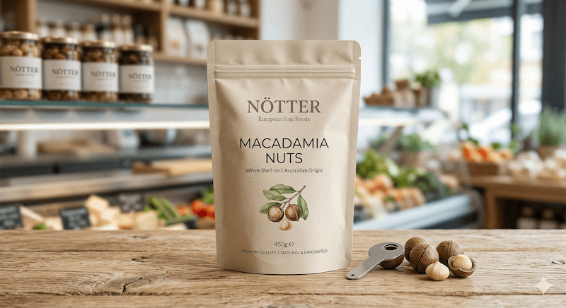 Macadamia Nuts with Key Opening ("Ma-key-damia")